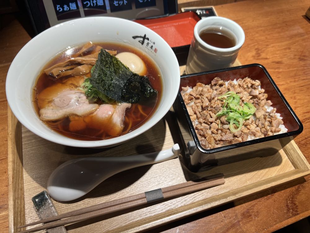 らぁ麺すぎ本 ブリックスクエア店(東京)20250405の写真